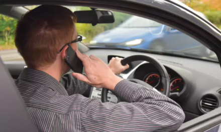A fifth of firms say drivers in accidents due to using handheld phones at the wheel
