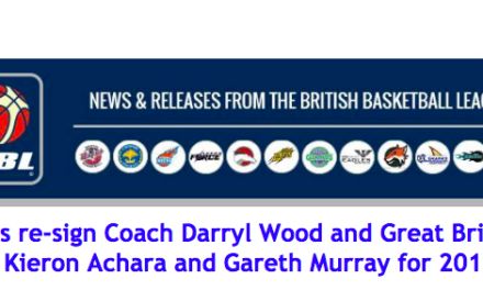 Rocks re-sign Coach Darryl Wood and Great Britain duoe Kieron Achara and Gareth Murray for 2018-19
