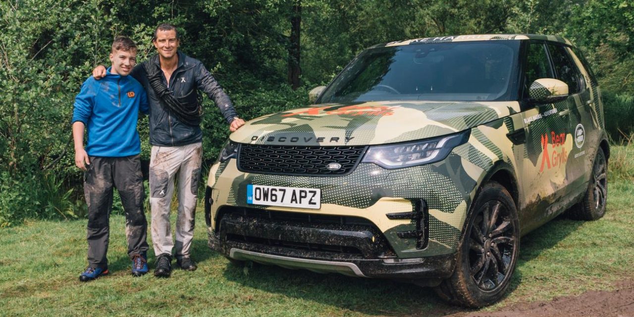 LAND ROVER AND BEAR GRYLLS SURPRISE 13 YEAR OLD WHO WENT ABOVE AND BEYOND