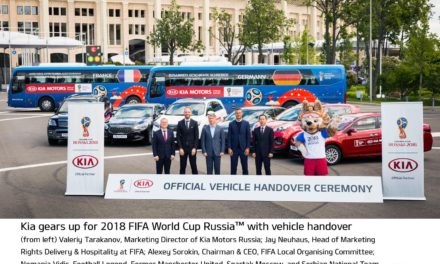 KIA GEARS UP FOR 2018 FIFA WORLD CUP RUSSIA™ WITH VEHICLE HANDOVER