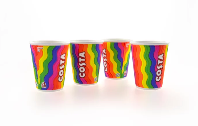 COSTA COFFEE RELEASES RAINBOW CUPS TO CELEBRATE PRIDE