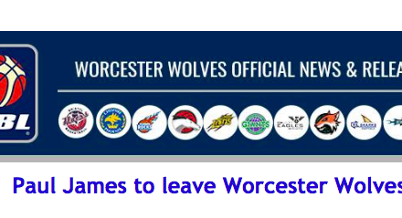 Paul James to leave Worcester Wolves