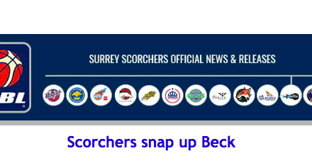Scorchers snap up Beck