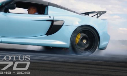 MARKING 70 YEARS IN STYLE ON CAMERA AT THE HOME OF LOTUS
