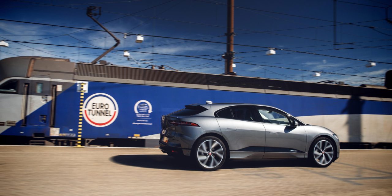 JAGUAR CHARGES THROUGH CHANNEL TUNNEL FOR CROSS-CONTINENT I-PACE DRIVE