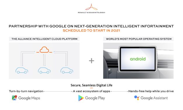 RENAULT-NISSAN-MITSUBISHI AND GOOGLE JOIN FORCES ON NEXT-GENERATION INFOTAINMENT