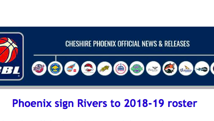 Phoenix sign Rivers to 2018-19 roster