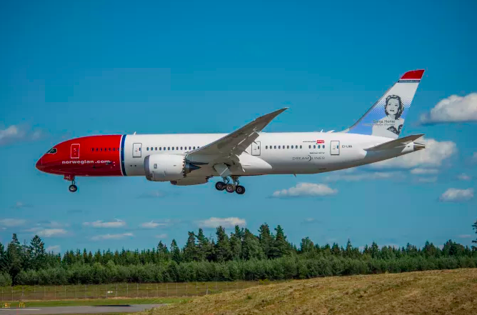 Norwegian Named Most Fuel-Efficient Airline on Transatlantic Routes for a Second Time