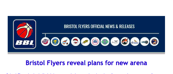 Bristol Flyers reveal plans for new arena