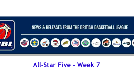 News from British Basketball League – All-Star Five – Week 7