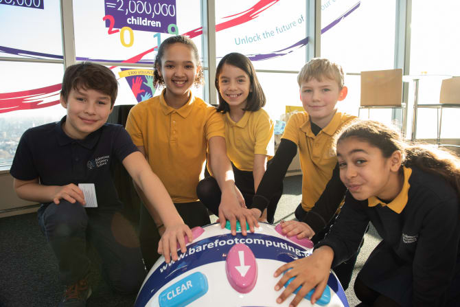 Two million pupils inspired by the Barefoot programme