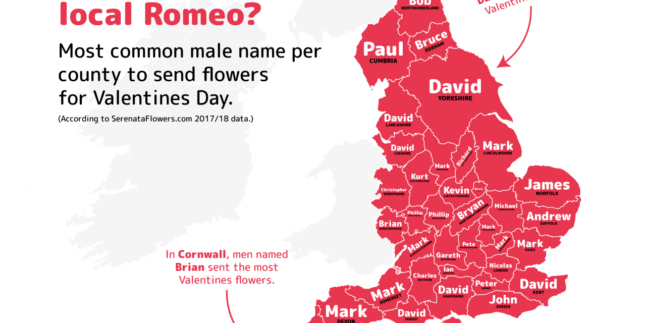 The most romantic men in the UK revealed in new study