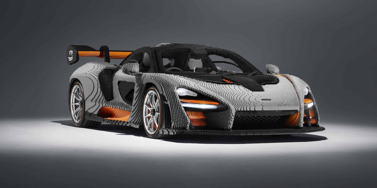 NEARLY HALF A MILLION BRICKS LATER, THE FIRST FULL-SCALE LEGO® McLAREN SENNA