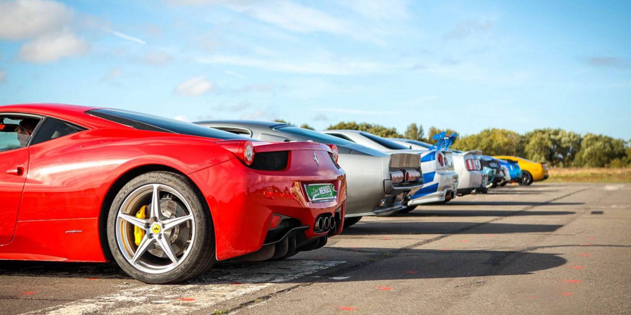 HENS ‘OVERTAKING’ STAGS ON RACE TRACK ACTION