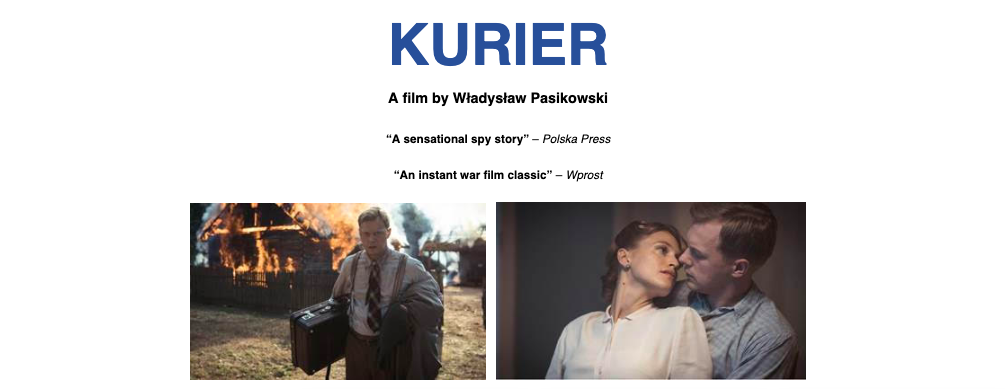 World War II spy thriller ‘KURIER’ in cinemas 28 June