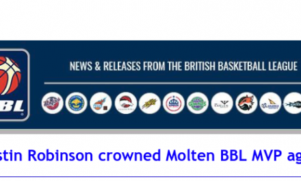 Justin Robinson crowned Molten BBL MVP again