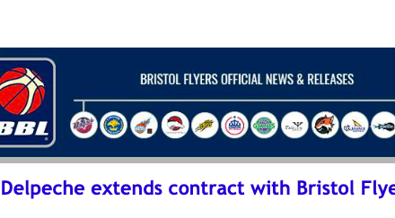 News from British Basketball League: Delpeche extends contract with Bristol Flyers