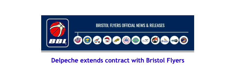 News from British Basketball League: Delpeche extends contract with Bristol Flyers