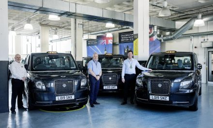 LEVC’S ELITE CABBIE TEST DRIVERS TAKE DELIVERY OF THEIR OWN ELECTRIC TAXIS