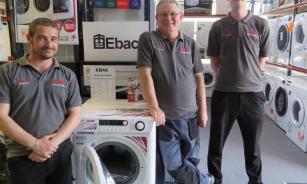 Capital Appliances one of first with new British made washers from Ebac