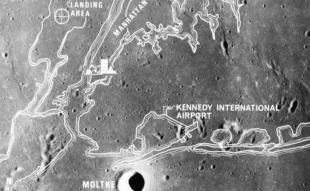 Apollo 11 and Landing Site 2 in the Sea of Tranquility