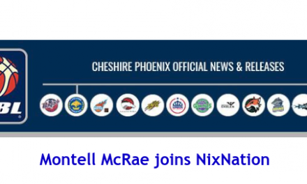 News from British Basketball League: Montell McRae joins NixNation