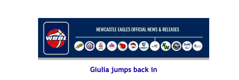 News from Women’s British Basketball League: Giulia jumps back in