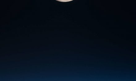 A Full Moon Over the Pacific
