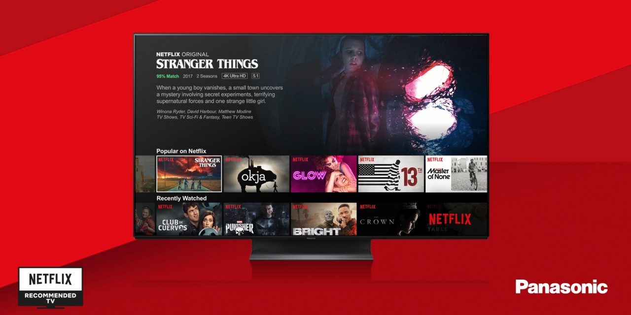 All 2019 Panasonic OLEDs Designated as Netflix Recommended TVs