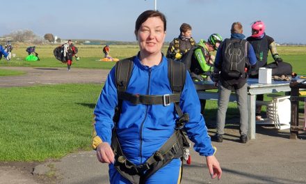 Nuneaton care home manager in sky diving fund raiser