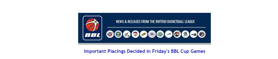 Important Placings Decided in Friday’s BBL Cup Games