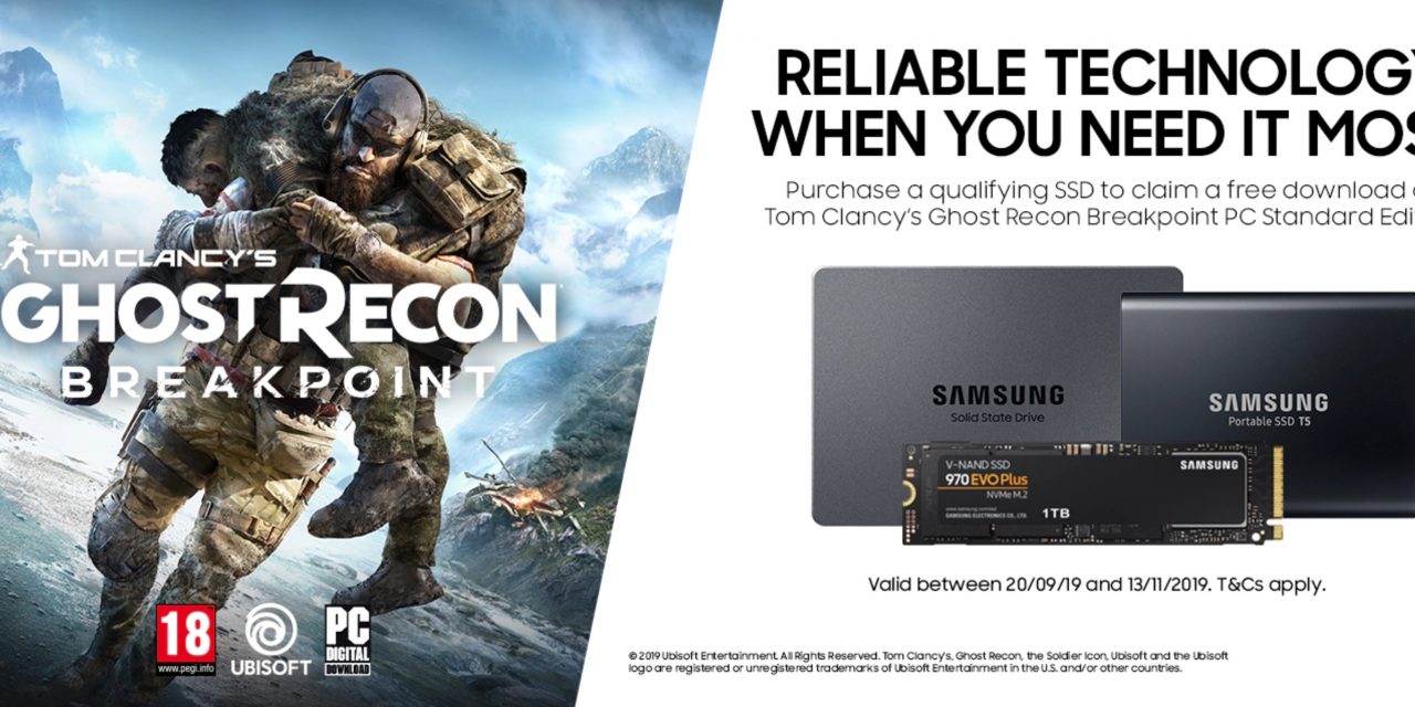Unlock Exclusive In-Game Content For Tom Clancy’s Ghost Recon Breakpoint With New Samsung SSD Promotion