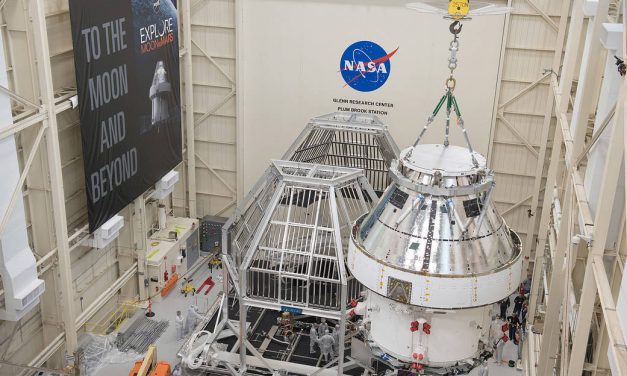 Orion Spacecraft for Artemis I Prepared for Thermal Test at NASA’s Plum Brook Station