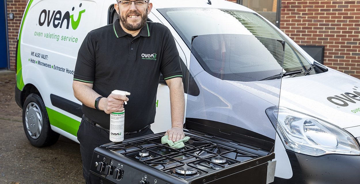 Committed entrepreneur marks milestone birthday by launching oven valeting business, Ovenu Telford South