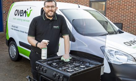 Committed entrepreneur marks milestone birthday by launching oven valeting business, Ovenu Telford South