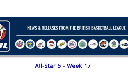 British Basketball League – All-Star 5 – Week 17