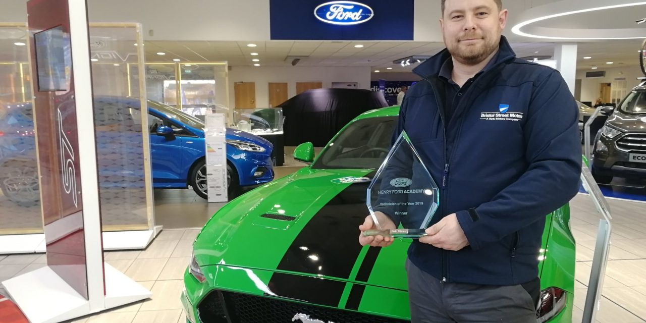 BRISTOL STREET MOTORS BIRMINGHAM MOTOR TECHNICIAN WINS NATIONAL AWARD