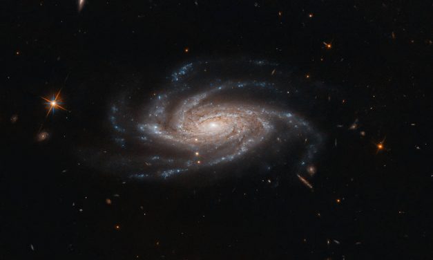 Hubble Embraces Spiral With Open Arms