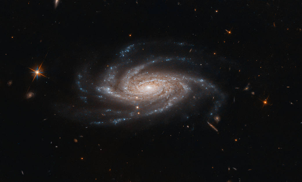 Hubble Embraces Spiral With Open Arms