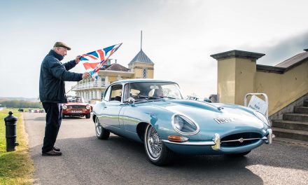 BY GEORGE! CLASSIC CAR OWNERS NAME THE JAGUAR E-TYPE THE BEST BRITISH CAR FOR ST GEORGE’S DAY