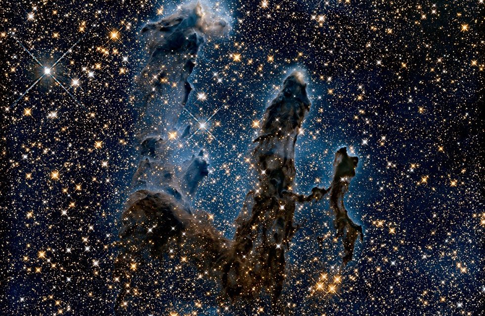 Eagle Nebula’s Pillars of Creation in Infrared