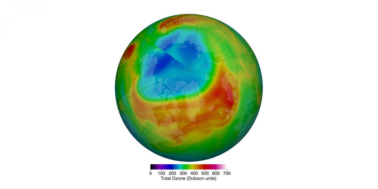 NASA Reports Arctic Stratospheric Ozone Depletion Hit Record Low in March