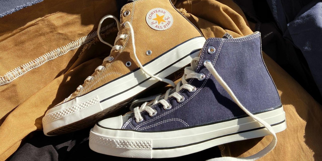 The Converse x Carhartt WIP Renew Chuck 70 Uses Upcycled Work Fabrics