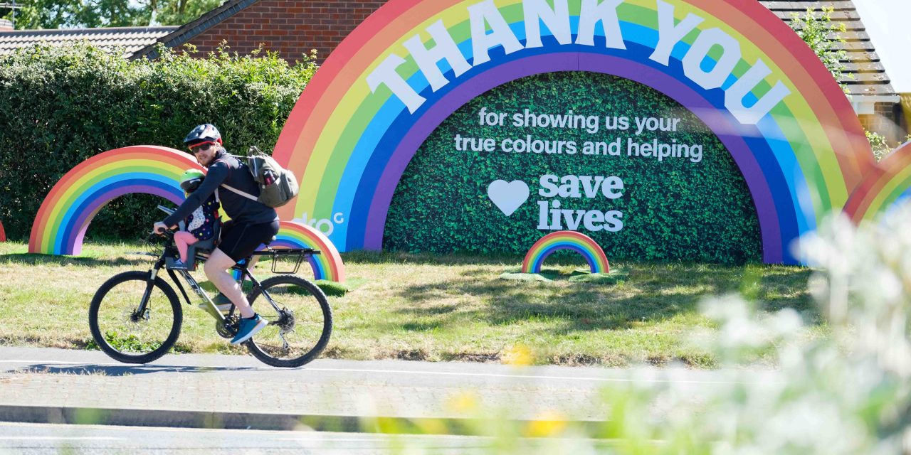 SURPRISE ARTWORK INSTALLED AT WORCESTERSHIRE ROYAL HOSPITAL TO THANK KEY WORKERS