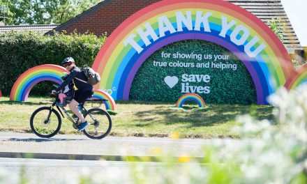 SURPRISE ARTWORK INSTALLED AT WORCESTERSHIRE ROYAL HOSPITAL TO THANK KEY WORKERS