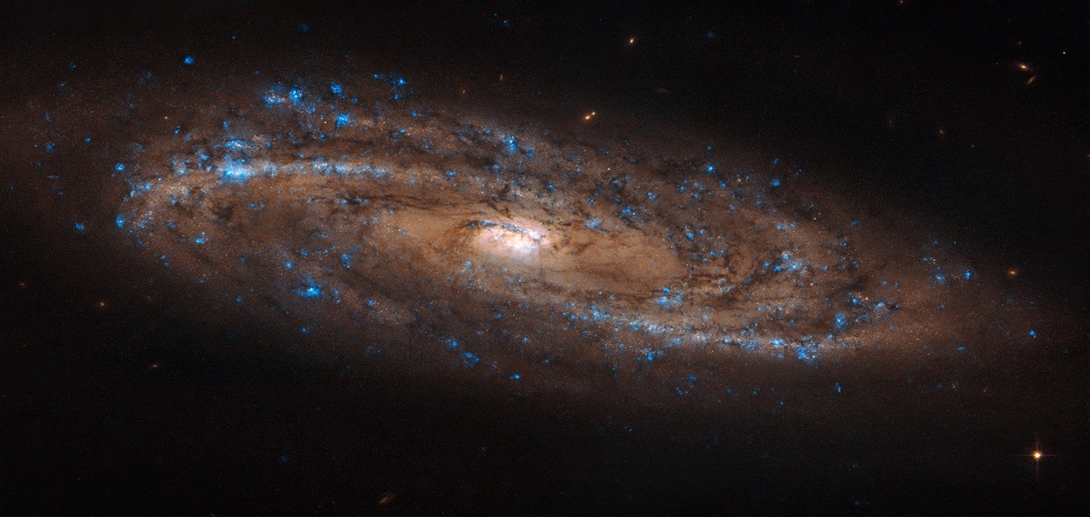 Hubble Spots Stretching Spiral