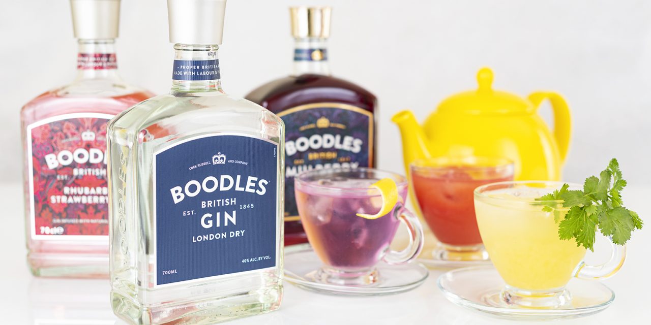 BOODLES GIN TEAPOT SERVES FOR AFTERNOON TEA WEEK