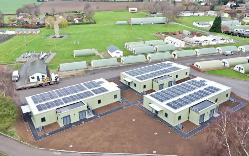 Investment in new carbon efficient accommodation marks start of nationwide improvements on the Defence Training Estate