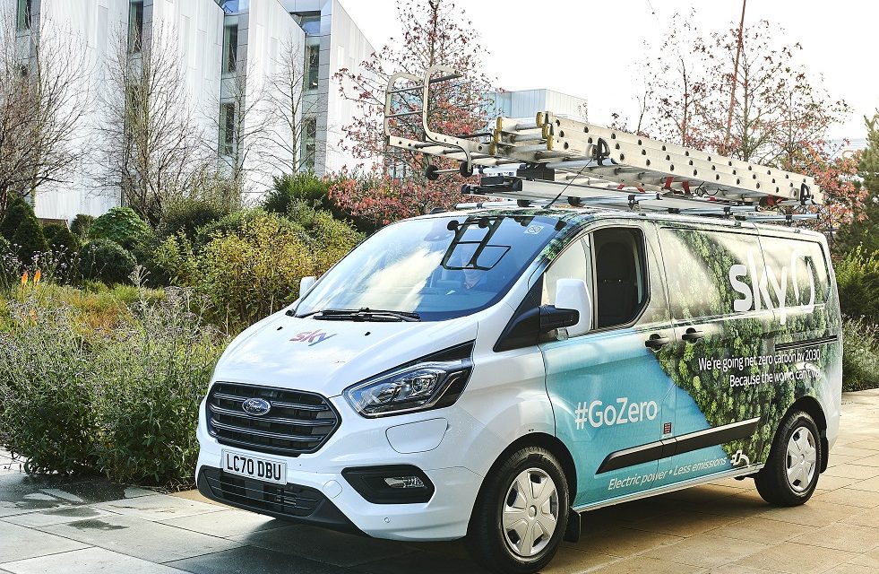 Ford Transit plug-in hybrids put Sky engineers on the road to net zero
