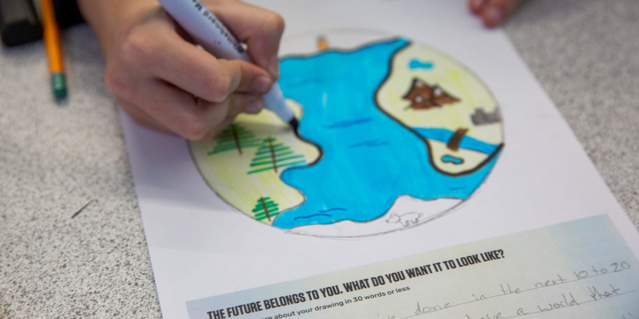 Actor Cel Spellman launches Creative Earth art competition for young people ahead of the COP26 UN climate change conference